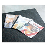 Wire Bindings, 1-2" Diameter, 100 Sheet Capacity, Black, 25-pack