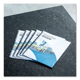 Crystals Presentation Covers W-round Corner, 11 1-4 X 8 3-4, Clear, 100-pack