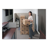 Filing Box, Letter-legal Files, 13" X 16.25" X 12", Kraft, 25-carton