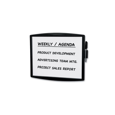 Partition Additions Dry Erase Board, 15 3-8 X 13 1-4, Dark Graphite Frame