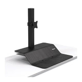 Lotus Ve Sit-stand Workstation, 29" X 28.5" X 27.5" To 42.5", Black
