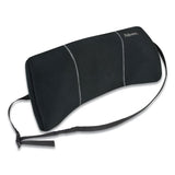 Lumbar Back Support, 12w X 3.13d X 5.19h, Black