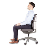 Lumbar Back Support, 12w X 3.13d X 5.19h, Black