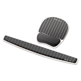 Photo Gel Wrist Rest With Microban, 18 1-2 X 2 5-16 X 3-4, Gray-white