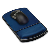 Gel Mouse Pad With Wrist Rest, 6.25" X 10.12", Black-sapphire