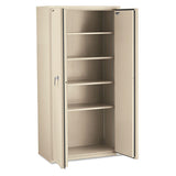 Storage Cabinet, 36w X 19 1-4d X 72h, Ul Listed 350 Degree, Parchment