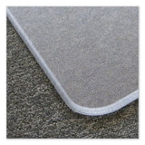 Cleartex Megamat Heavy-duty Polycarbonate Mat For Hard Floor-all Carpet, 46 X 60, Clear