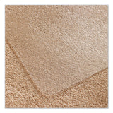 Cleartex Ultimat Polycarbonate Chair Mat For Low-medium Pile Carpet, 48 X 60, Clear