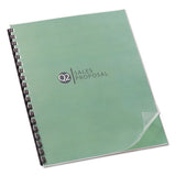 Design View Presentation Binding System Covers, 11 X 8 1-2, Clear, 25-pack