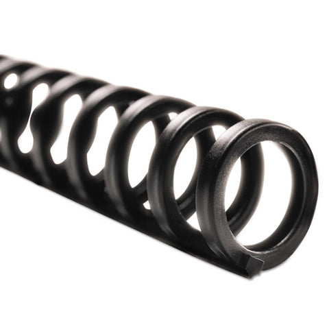 Proclick Easy Edit Spines, 5-16" Diameter, 45 Sheet Capacity, Black, 100-box