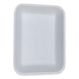Meat Trays, #3p, 8.7 X 6.6 X 1.1, White, 400/carton