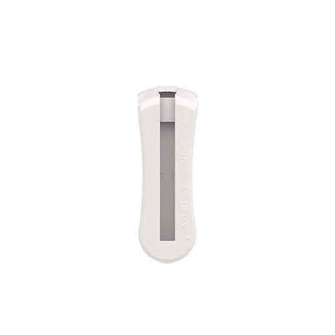 Pure By Gloss And Guild+pepper Abs Mini Bracket - Screw Mount, 1.25 X 0.84 X 3.65, White, 48/carton