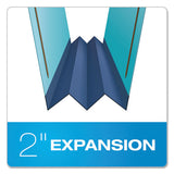 Earthwise By Heavy-duty Pressboard Folders With Two Fasteners, 1-3-cut Tabs, 2" Expansion, Letter Size, Light Blue, 25-box