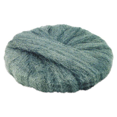 Radial Steel Wool Pads, Grade 0 (fine): Cleaning And Polishing, 20", Gray, 12-carton