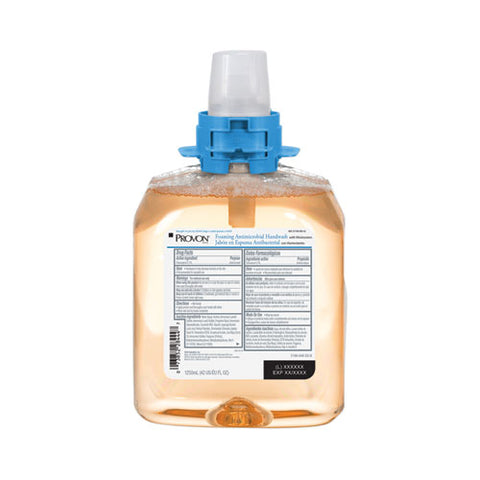 Foaming Antimicrobial Handwash With Moisturizers, Light Fruity Scent, 1,250 Ml Refill, 4-carton