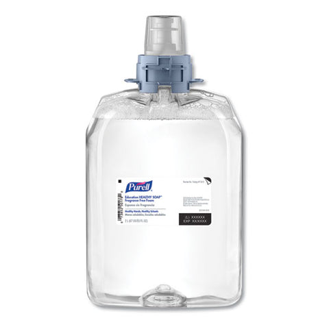 Education Healthy Soap Fragrance Free Foam, 2,000 Ml, 2-carton