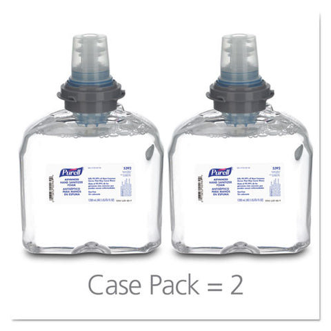 Advanced Tfx Refill Instant Foam Hand Sanitizer, 1200 Ml, White