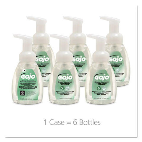 Green Certified Foam Soap, Fragrance-free, 7.5 Oz Pump Bottle