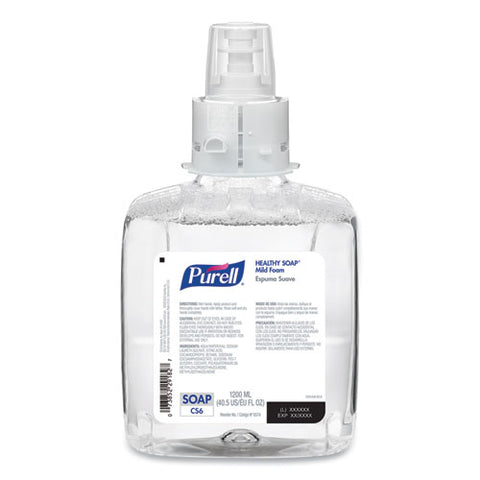 Healthy Soap Mild Foam, For Cs6 Dispensers, Fragrance-free, 1,200 Ml, 2-carton