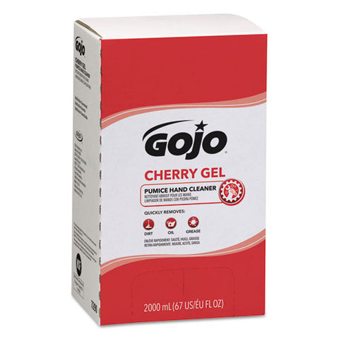Cherry Gel Pumice Hand Cleaner, Cherry Scent, 2,000 Ml Refill, 4-carton