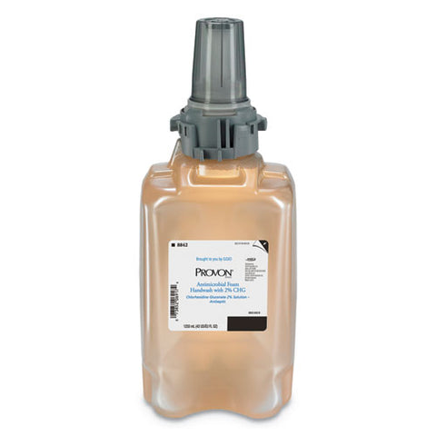 Antimicrobial Foam Handwash, Fragrance-free, 1,250 Ml, 3-carton
