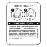 Single Use Advanced Gel Hand Sanitizer, 1.2 Ml, Packet, Clear, 2,000-carton