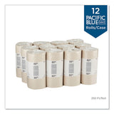 Pacific Blue Basic Jumbo Perforated Kitchen Roll Paper Towels, 11 X 8.8, Brown, 250-roll, 12 Rolls-carton
