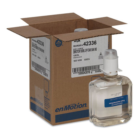 Gp Enmotion High-frequency-use Foam Sanitizer Dispenser Refill, Fragrance-free, 1,000 Ml, 2-carton