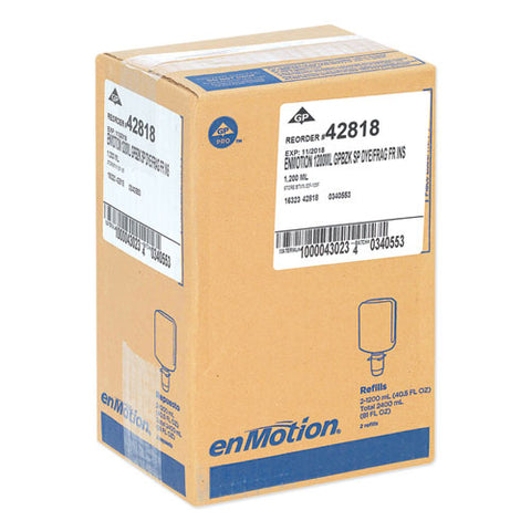 Gp Enmotion Automated Touchless Antimicrobial Foam Soap Refill, Unscented, 1,200 Ml, 2-carton