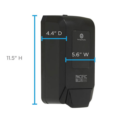 Pacific Blue Ultra Soap-sanitizer Dispenser 1,200 Ml Refill, 5.6 X 4.4 X 11.5, Black