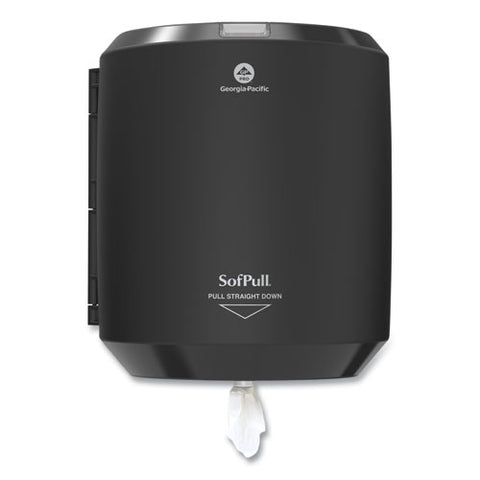 Sofpull Centerpull Hand Towel Dispenser, 9.63 X 8.88 X 10.94, Black