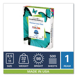 Premium Laser Print Paper, 98 Bright, 32lb, 8.5 X 11, White, 500-ream