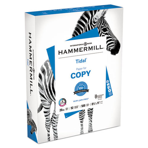 Tidal Print Paper, 92 Bright, 20lb, 8.5 X 11, White, 500 Sheets-ream, 10 Reams-carton