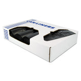 X-liner Reprocessed Liners, 60 Gal, 1.7 Mil, 38" X 58", Black, 100-carton