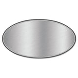 Foil Laminated Board Lids, 9" Diameter, Silver, Aluminum, 500/carton