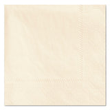 Beverage Napkins, 2-ply, 9 1-2 X 9 1-2, Ecru, 1000-carton