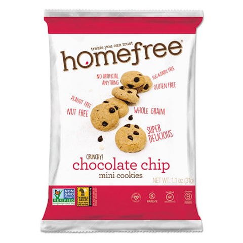 Gluten Free Chocolate Chip Mini Cookies, 1.1 Oz Pack, 30-carton