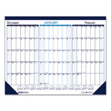Three Month Desk Pad Calendar, 22 X 17, 2020-2022