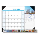 Earthscapes Scenic Desk Pad Calendar, 18.5 X 13, 2021