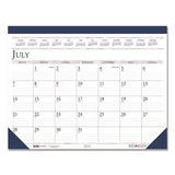 100% Recycled Academic Desk Pad Calendar, 18.5 X 13, 2021-2022