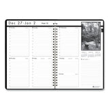 Weekly Planner With Black And White Photos, 11 X 8.5, Black, 2021