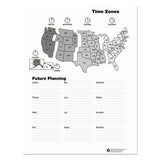Recycled Professional Academic Weekly Planner, 11 X 8.5, Black, 2021-2022