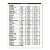 Recycled Professional Academic Weekly Planner, 11 X 8.5, Black, 2021-2022