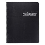 Academic Ruled Monthly Planner, 14-month July-august, 11 X 8.5, Black, 2021-2022