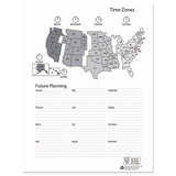 Recycled Two-year Professional Weekly Planner, 11 X 8.5, Black, 2021-2022