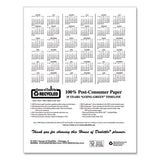 Recycled Professional Weekly Planner, 15-min Appointments, 11 X 8.5, Blue, 2021