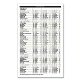 Recycled Weekly Appointment Book, 30-minute Appointments, 8 X 5, Black, 2021