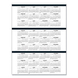 Four-person Group Practice Daily Appointment Book, 11 X 8.5, Black, 2021
