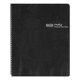 Four-person Group Practice Daily Appointment Book, 11 X 8.5, Black, 2021