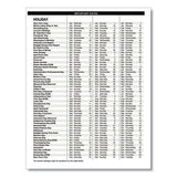 Four-person Group Practice Daily Appointment Book, 11 X 8.5, Black, 2021